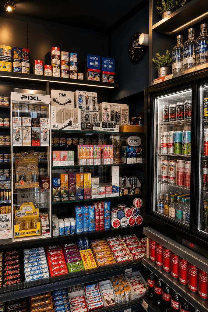 Drinkpoint, Tabak & Snacks